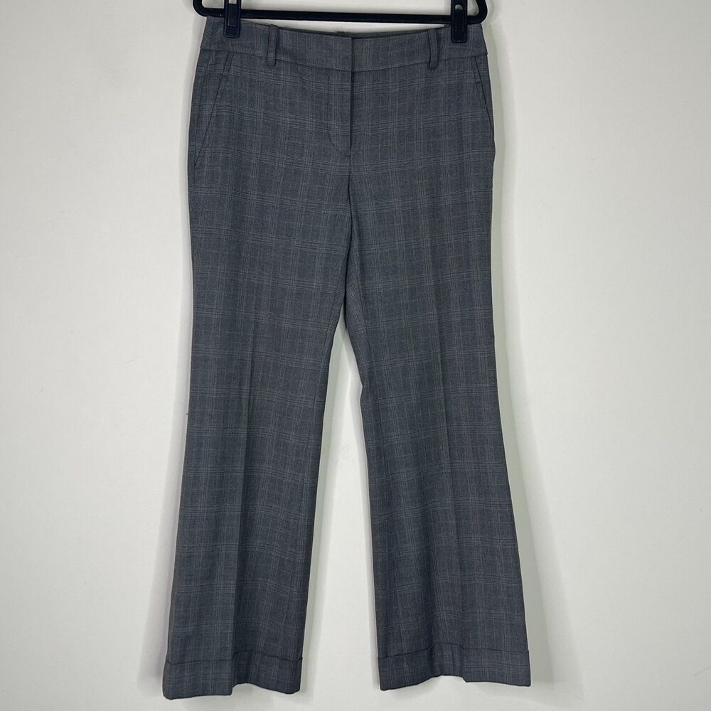 LOFT Plaid Kate Fit Dress Pant Women's Size 4 Petite